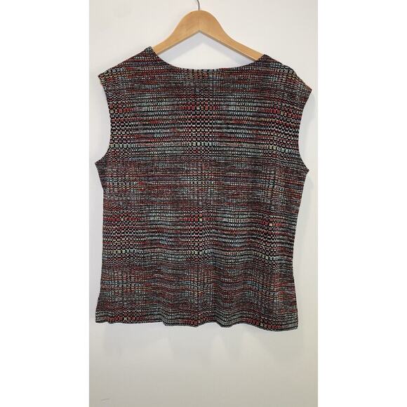 NWT Coldwater Creek Sleeveless Tank Top Slinky Stretch Rainbow Women's 1X - Picture 3 of 8